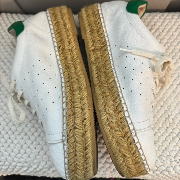 Steven by Steve Madden Canal White and Green Espadrille Sneakers- Size 8B - Picture 4 of 9